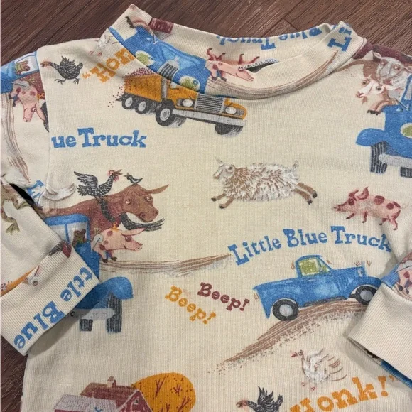 Little Blue Truck Matching Pajama Set Storybook 3T - Picture 3 of 10